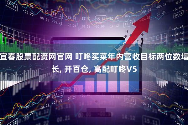 宜春股票配资网官网 叮咚买菜年内营收目标两位数增长, 开百仓, 高配叮咚V5
