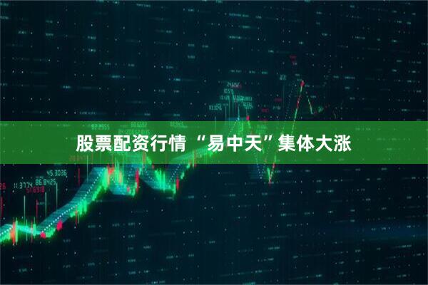 股票配资行情 “易中天”集体大涨